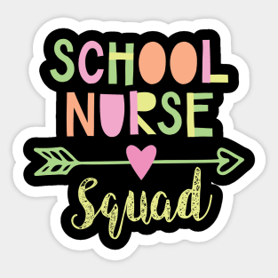 School Nurse Squad Sticker